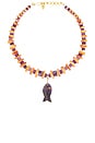 view 1 of 3 Coastal Muse Necklace in Amethyst/Shell