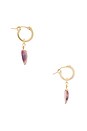 view 2 of 3 Violet Muse Earrings in Violet