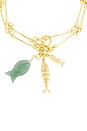 view 2 of 3 Out East Necklace in Gold & Green Aventurine