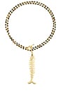 view 1 of 3 COLLAR SALTWATER  in Gemstone Multi & Gold