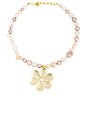 view 1 of 3 Flora Necklace in Pearl Multi & Gold