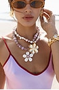 view 5 of 4 COLLAR FLORA  in Pearl Multi & Gold