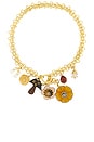 view 1 of 4 COLLAR BLOOM DESERT  in Gold Multi