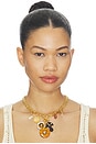 view 5 of 4 COLLAR BLOOM DESERT  in Gold Multi