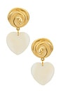 view 1 of 2 Rainey Earrings in Gold & Pearl