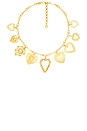 view 1 of 5 Queen Of Hearts Necklace in Gold