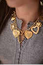 view 4 of 5 Queen Of Hearts Necklace in Gold