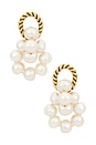 view 1 of 2 Cloud Nine Earrings in Gold & Pearl