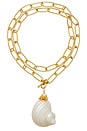 view 1 of 2 SIRENA 펜던트 목걸이 in Gold & Ivory