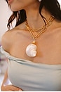 view 2 of 2 SIRENA 펜던트 목걸이 in Gold & Ivory