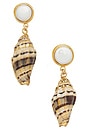 view 1 of 2 Darya Earrings in Brown