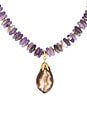 view 2 of 2 Penelope Necklace in Amethyst & Shell