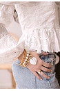 view 3 of 3 HEART ON YOUR SLEEVE 팔찌 in Gold