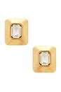 view 1 of 2 Heritage Earrings in Gold & Crystal