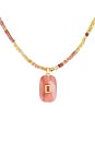 view 2 of 3 November Necklace in Yellow Sapphire Multi