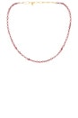 view 1 of 3 Doe Necklace in Strawberry Quartz