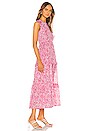 view 2 of 4 Iris Dress in Clover Field White Pink