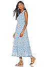 view 2 of 3 Delph Bird Dress in Delph Bird Wave Blue