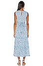 view 3 of 3 Delph Bird Dress in Delph Bird Wave Blue
