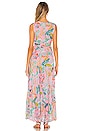 view 3 of 3 Carlota Maxi Dress in Lisbon Garden Wild Rose