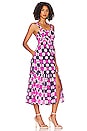 view 2 of 4 Helena Midi Dress in White and Purple