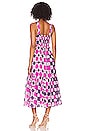view 3 of 4 Helena Midi Dress in White and Purple