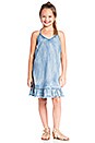 view 2 of 5 Ruffle Denim Dress in Next in Next in Line