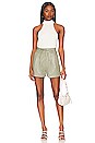 view 4 of 4 Faux Leather Maybell Short in Joyous Shout