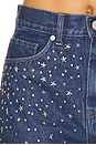 view 6 of 6 Embellished Denim Short in Silverdre