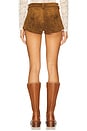view 4 of 6 Faux Suede Hot Short in Wide Open