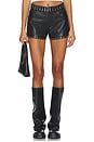 view 1 of 6 Faux Leather Hot Short in Close To You