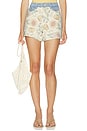 view 1 of 6 Floral Denim Short in In Blossom