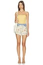 view 5 of 6 Floral Denim Short in In Blossom