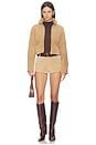 view 6 of 6 Suede Shorts in Candle Glow