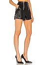 view 2 of 4 Faux Leather Shorts in Business As Usual