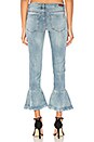 view 3 of 4 Ruffle Crop Jean in Fancy That