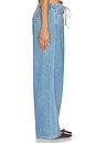 view 3 of 6 Tie Barrel Jeans in Passing Time