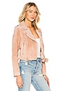 view 2 of 4 Belted Suede Jacket in Candy Crush