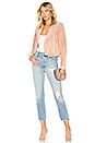 view 4 of 4 Belted Suede Jacket in Candy Crush