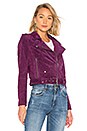 view 2 of 4 Suede Moto Jacket in Ursula