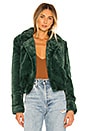view 1 of 4 Faux Fur Moto Jacket in Field Day