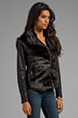 view 3 of 7 Shaggy Faux Fur Jacket in Lie