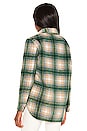 view 3 of 4 Flannel Shacket in Green Room