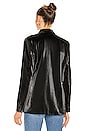 view 4 of 5 Faux Leather Blazer in Fighting Words