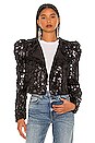 view 1 of 6 Sequin Puff Sleeve Jacket in Hot Topic