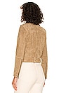 view 4 of 5 Suede Moto Jacket in Rosemary