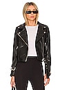 view 1 of 5 Vegan Leather Moto Jacket in For Keeps