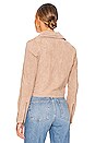 view 4 of 5 Suede Moto Jacket in Bare It All