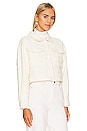 view 2 of 4 Tweed Cropped Jacket in Vanilla Creme