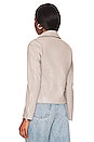 view 4 of 5 Faux Leather Moto Jacket in On The Rocks